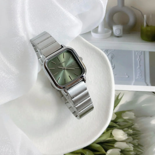 Luxury Women's Quartz Wristwatch – Elegant Steel Belt Fashion Watch for Ladies, Beautiful Gift Idea