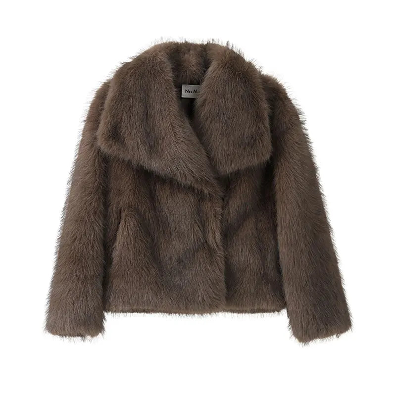 Dressbeats| Iconic Winter Faux Fur Coat for Women