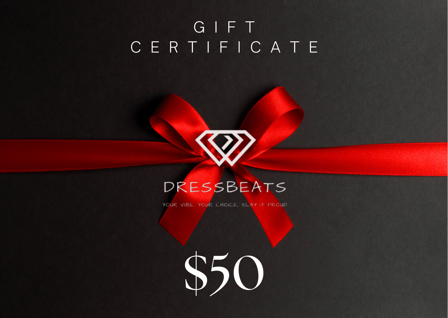 DRESSBEATS Digital Gift Card – Style, Your Way! - DRESSBEATS